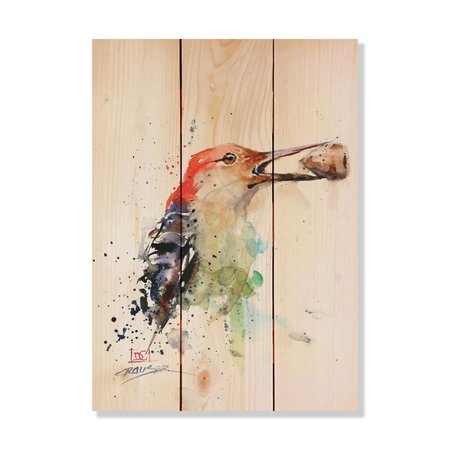 WILE E. WOOD 11 x 15 in. Crousers Woodpecker & Acorn Wood Art WI87076